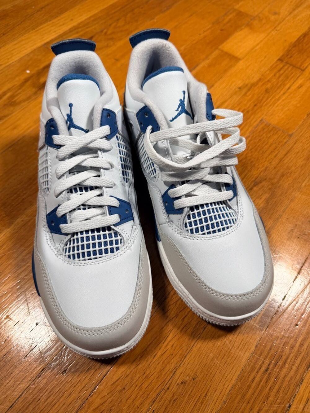 Kids Size 3Y- Jordan 4 Retro Military Blue 2012